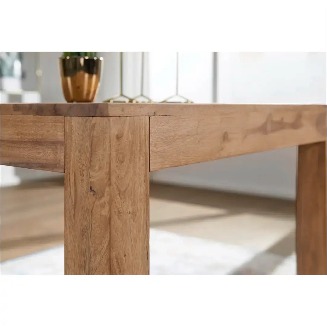 Valgomojo stalas VI1135 - €104 Save 55% 100-200, __label:Pristatymas 1-2 d.d., color-ruda, material-medzio-masyvas,