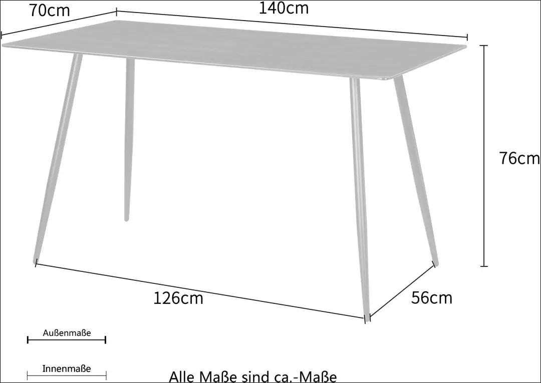 Valgomojo stalas VI1189 - €130 Save 50% 100-200, __label:Pristatymas 1-2 d.d., color-juoda, material-metalas,