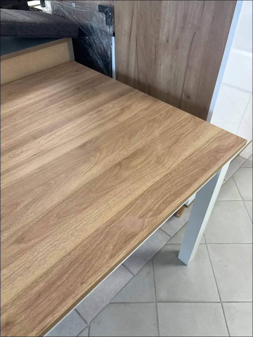 Valgomojo stalas VI1210 - €90 Save 60% 50-100, __label:Pristatymas 1-2 d.d., color-balta, color-ruda, material-mediena