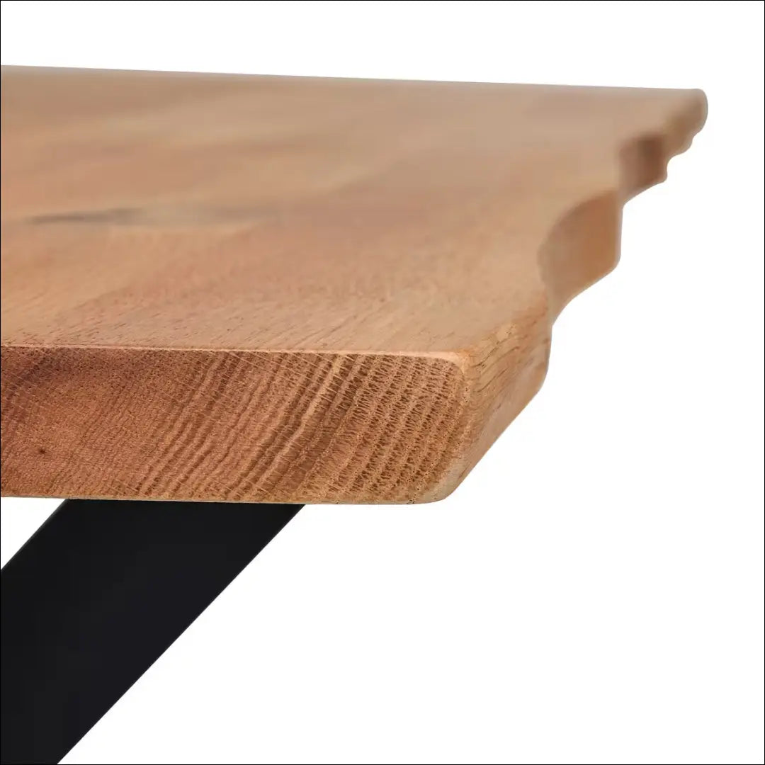 Valgomojo stalas VI1316 - €290 Save 50% __label:Pristatymas 1-2 d.d., color-juoda, color-ruda, material-medzio-masyvas,
