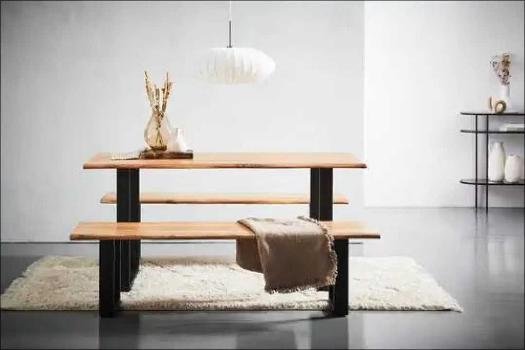 Valgomojo stalas VI1346 - €190 Save 50% 100-200, __label:Pristatymas 1-2 d.d., color-juoda, color-ruda,