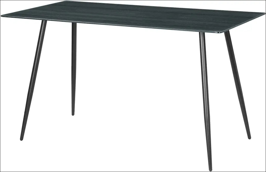 Valgomojo stalas VI1486 - €230 Save 50% __label:Pristatymas 1-2 d.d., color-juoda, material-metalas, material-stiklas,