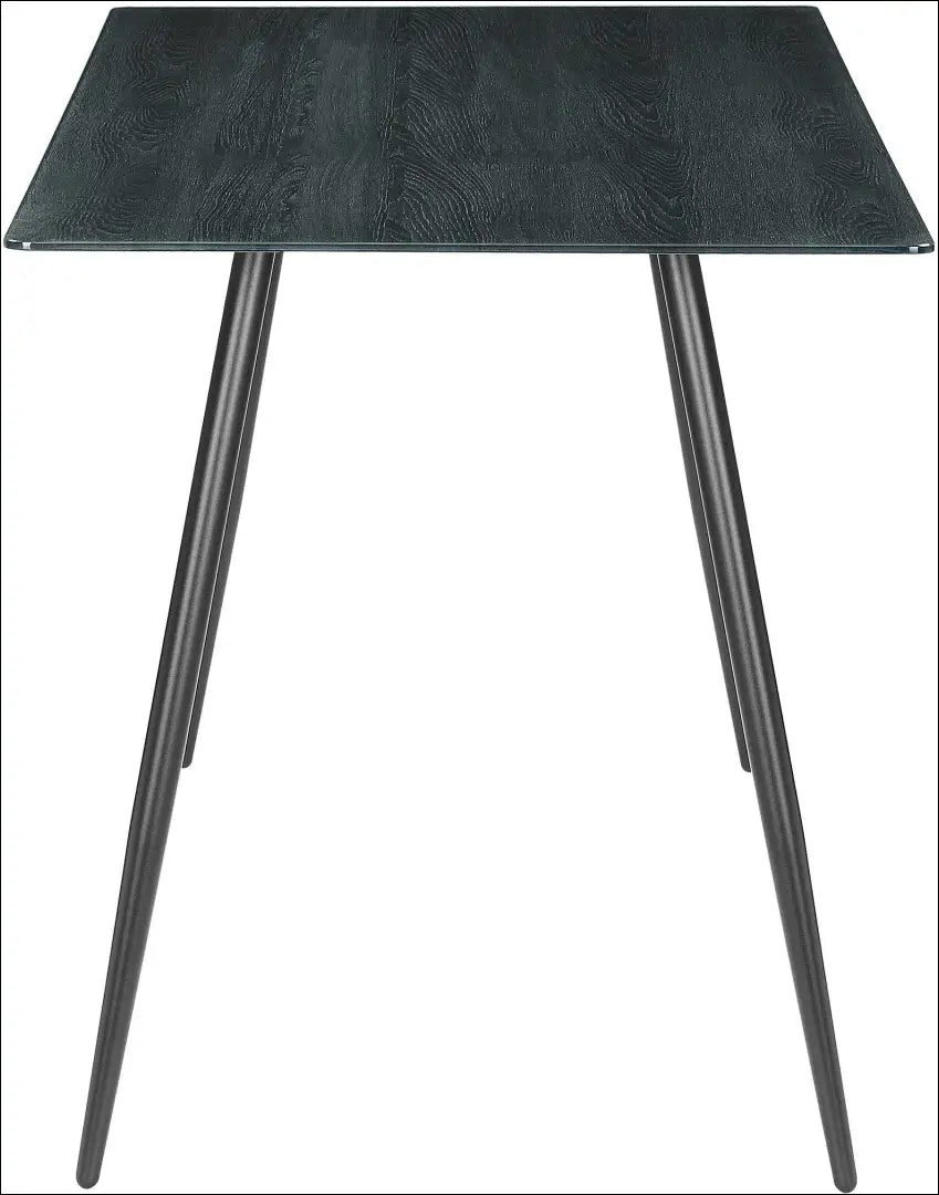 Valgomojo stalas VI1486 - €230 Save 50% __label:Pristatymas 1-2 d.d., color-juoda, material-metalas, material-stiklas,