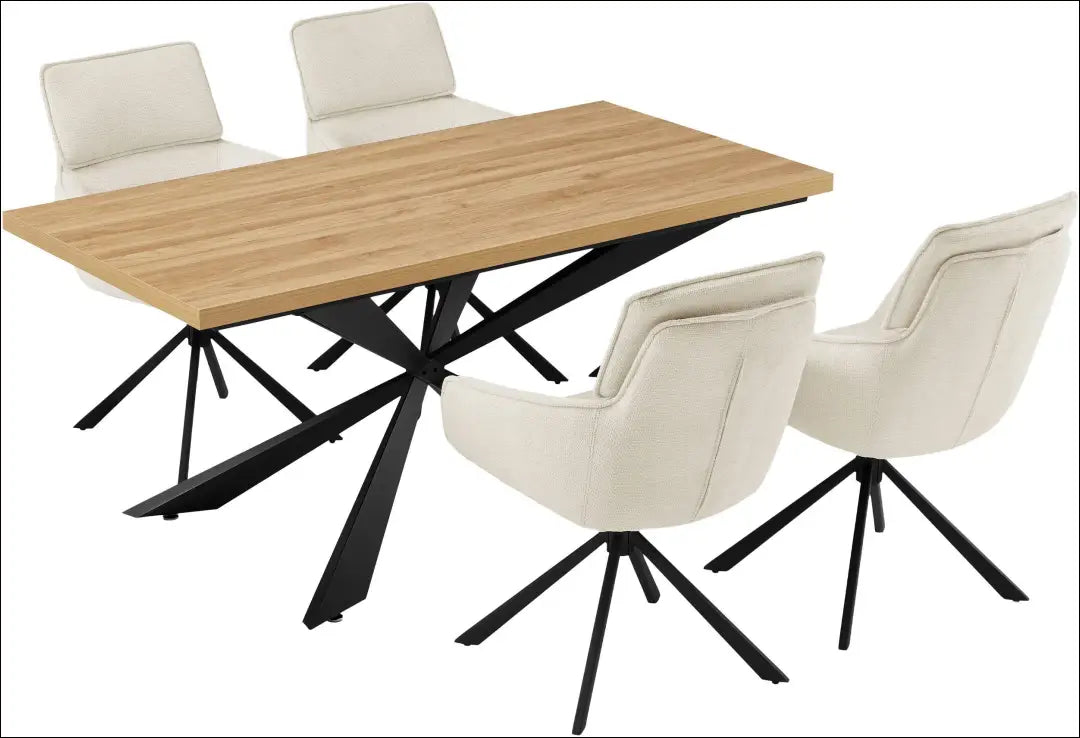 Valgomojo stalas VI1498 - €230 Save 50% __label:Pristatymas 1-2 d.d., color-juoda, color-ruda, material-mediena,