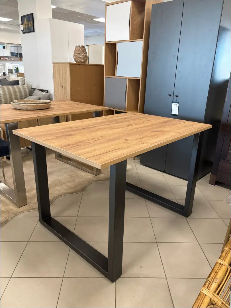 Valgomojo stalas VI1516 - €120 Save 50% 100-200, __label:Pristatymas 1-2 d.d., color-ruda, color-sidabrine,