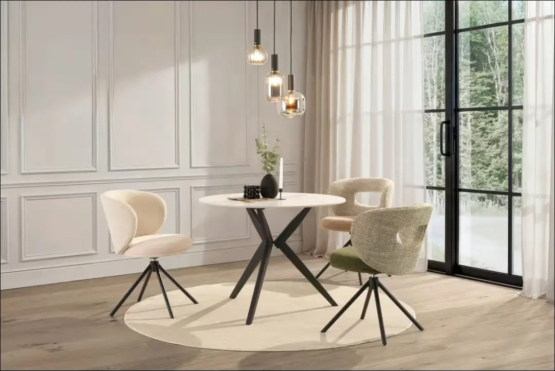 Valgomojo stalas VI1679 - €195 Save 50% __label:Pristatymas 1-2 d.d., color-balta, color-pilka, color-smelio,