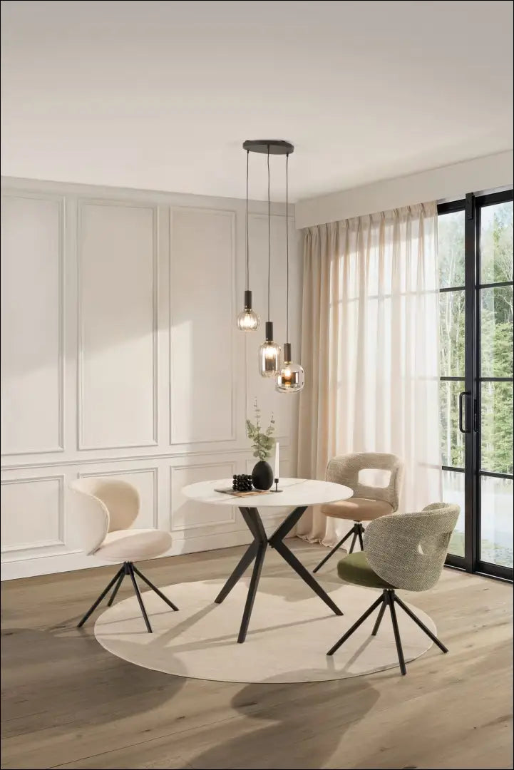 Valgomojo stalas VI1679 - €195 Save 50% __label:Pristatymas 1-2 d.d., color-balta, color-pilka, color-smelio,