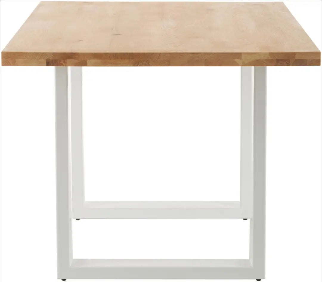 Valgomojo stalas VI238 - €270 Save 70% __label:Pristatymas 1-2 d.d., color-balta, color-ruda, material-medzio-masyvas,