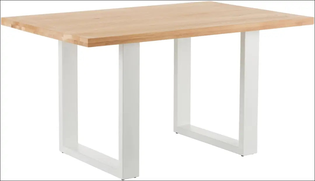 Valgomojo stalas VI238 - €270 Save 70% __label:Pristatymas 1-2 d.d., color-balta, color-ruda, material-medzio-masyvas,