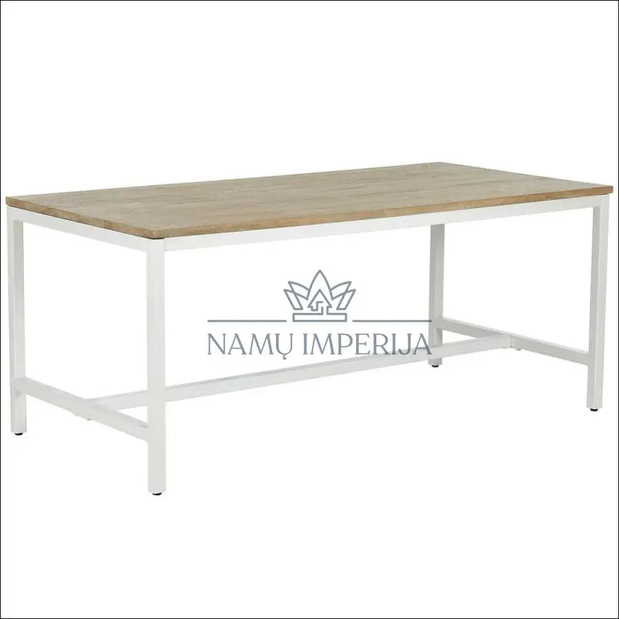 Valgomojo stalas VI316 - €149 Save 70% 100-200, color-balta, color-ruda, material-metalas, spec Balta | Namų
