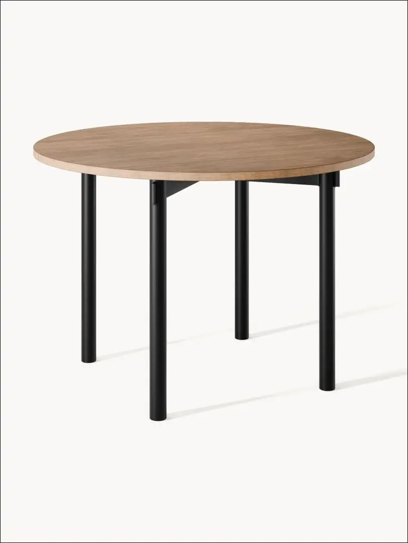 Valgomojo stalas VI550 - €210 Save 70% __label:Pristatymas 1-2 d.d., color-juoda, color-ruda, material-mdf,