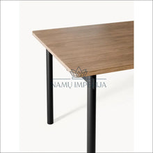 Įkelti vaizdą į galerijos rodinį, Valgomojo stalas VI572 - €450 Save 55% color-juoda, color-ruda, material-mdf, material-metalas, over-200 Juoda Fast
