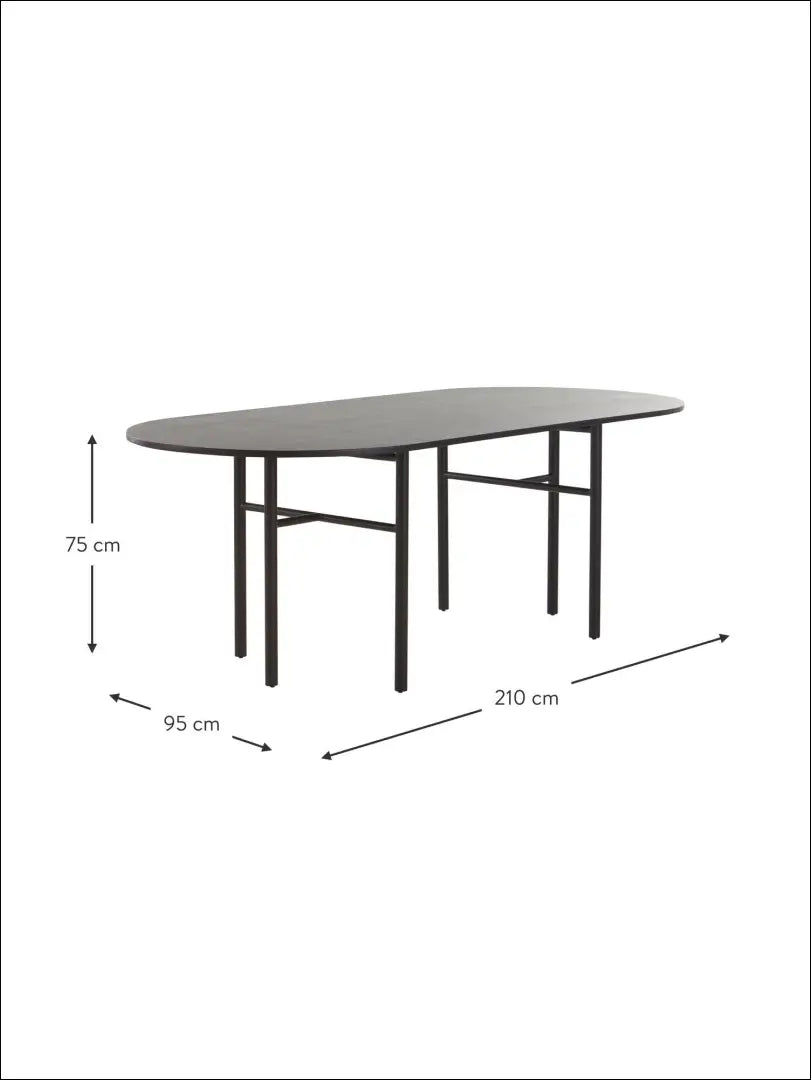 Valgomojo stalas VI701 - €450 Save 70% __label:Pristatymas 1-2 d.d., color-juoda, material-medzio-masyvas,