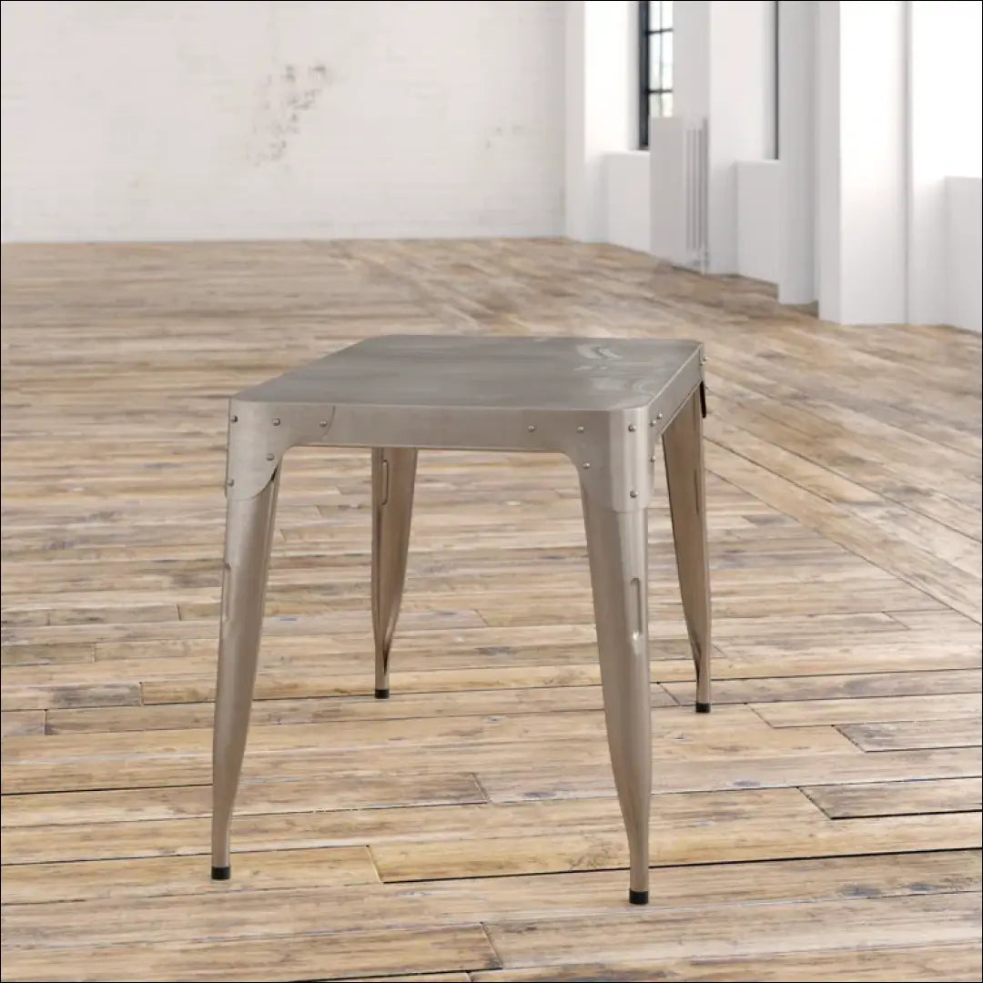 Valgomojo stalas VI800 - €114 Save 70% 100-200, __label:Pristatymas 1-2 d.d., color-sidabrine, material-metalas, €100