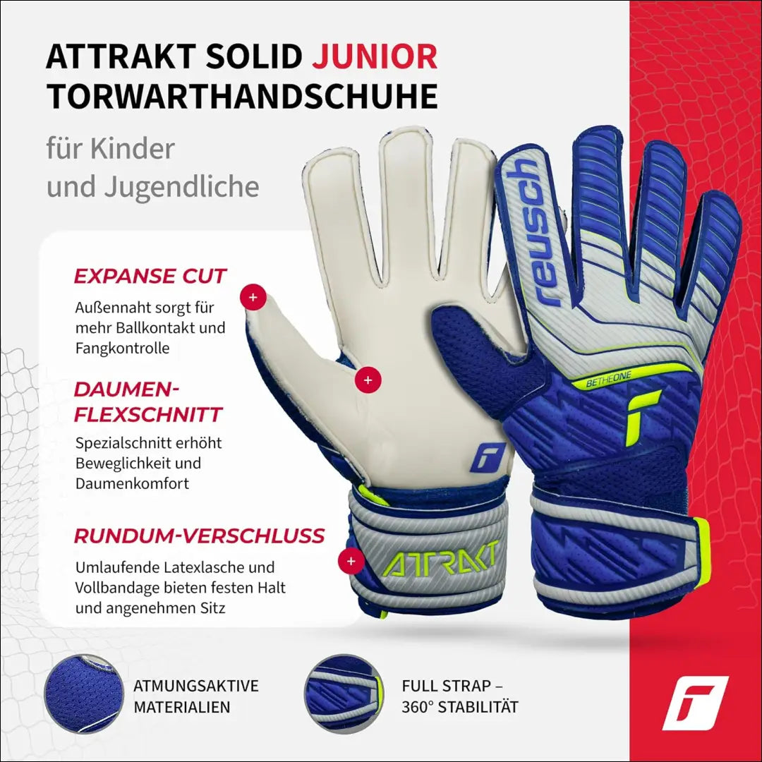 Vartininko pirštinės “Reusch” SP078 - €13 Save 25% __label:Pristatymas 1-2 d.d., color-melyna, laisvalaikis, under-25