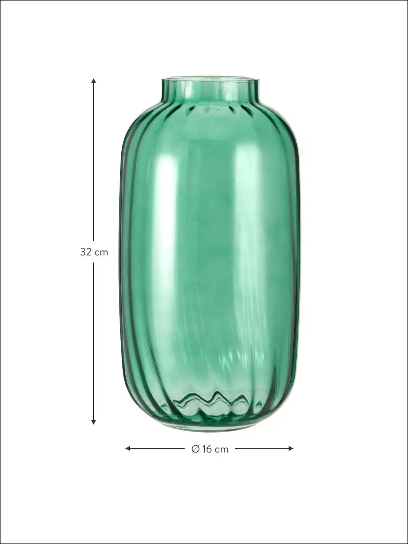 Vaza DI2236 - €18 Save 70% __label:Pristatymas 1-2 d.d., color-zalia, interjeras, material-stiklas, under-25 Iki €25