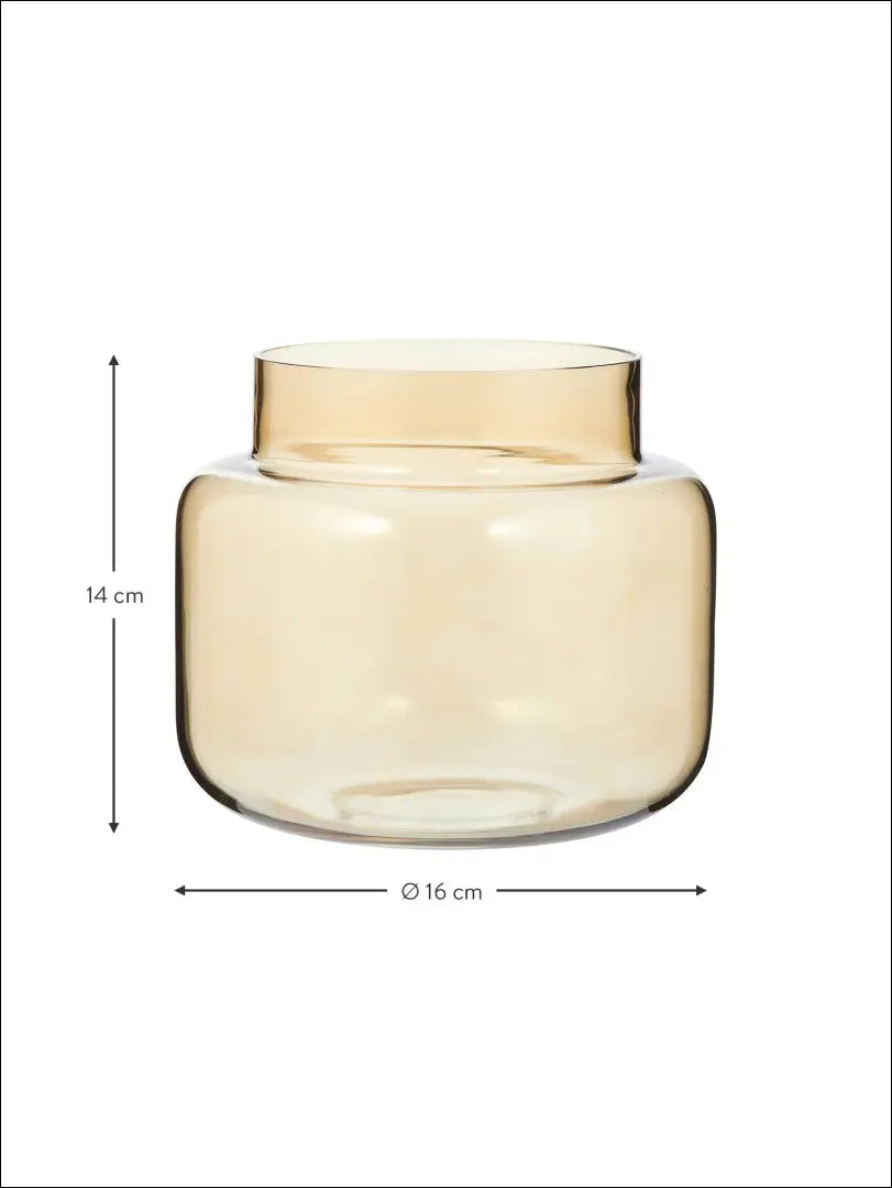 Vaza DI3743 - €7 Save 65% __label:Pristatymas 1-2 d.d., color-ruda, color-smelio, interjeras, material-stiklas Ruda