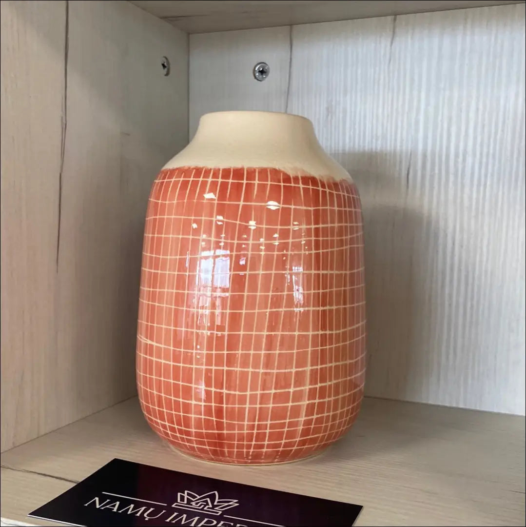 Vaza DI5940 - €12 Save 70% __label:Pristatymas 1-2 d.d., color-ruda, color-smelio, interjeras, material-keramika Iki