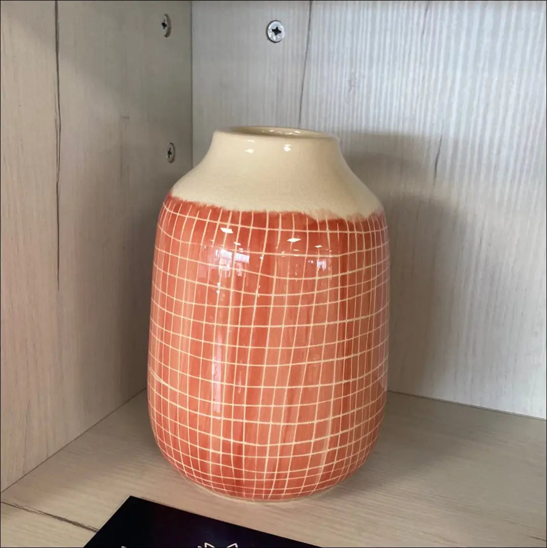 Vaza DI5940 - €12 Save 70% __label:Pristatymas 1-2 d.d., color-ruda, color-smelio, interjeras, material-keramika Iki