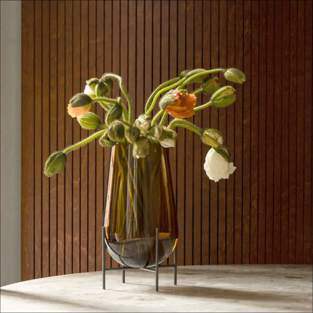 Vaza DI6207 - €60 Save 70% 50-100, __label:Pristatymas 1-2 d.d., color-juoda, color-ruda, interjeras €50 to €100 | Namų