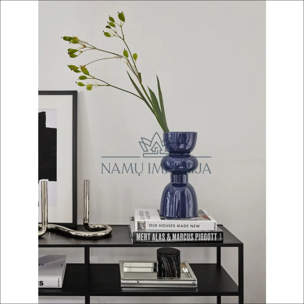 Vaza DI6309 - €22 Save 50% color-melyna, interjeras, material-akmuo, pushas, under-25 Iki €25 | Namų imperija Fast