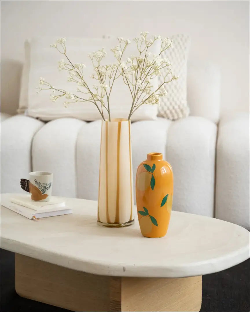 Vaza DI6433 - €7 Save 65% __label:Pristatymas 1-2 d.d., color-geltona, color-oranzine, color-zalia, interjeras Iki €25