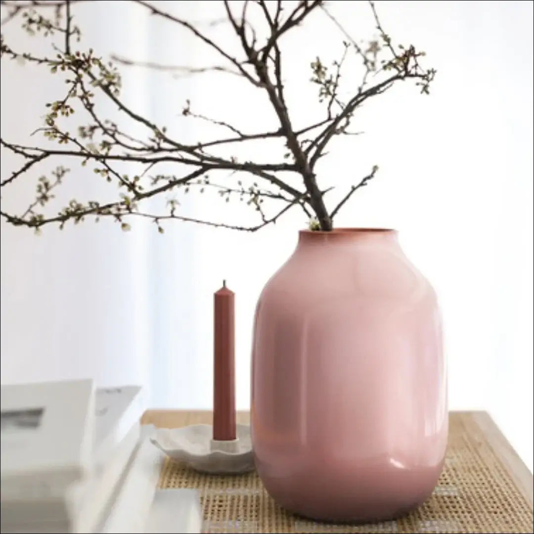 Vaza DI8094 - €16 Save 60% __label:Pristatymas 1-2 d.d., color-rozine, interjeras, material-porcelianas, under-25 Iki