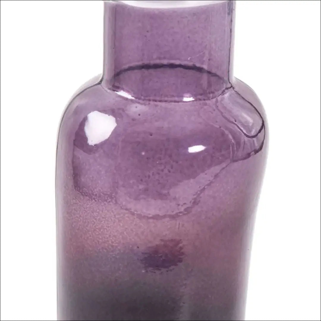 Vaza DI8471 - €36 Save 55% 25-50, __label:Pristatymas 1-2 d.d., color-violetine, interjeras, material-stiklas €25