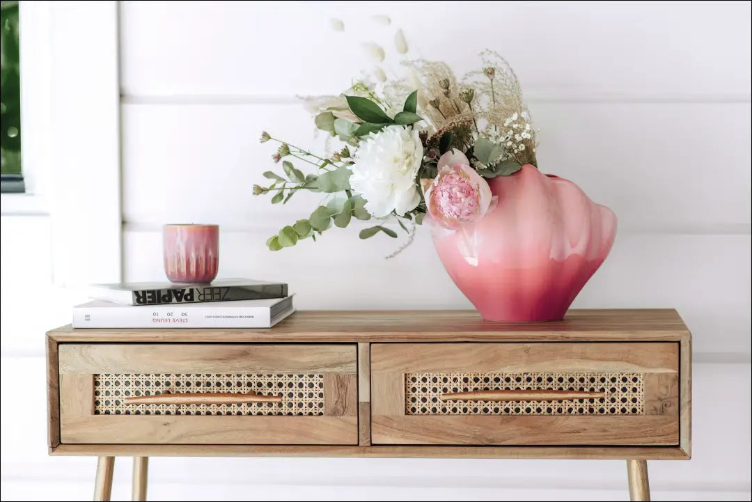 Vaza DI8588 - €31 Save 55% 25-50, __label:Pristatymas 1-2 d.d., color-rozine, interjeras, material-porcelianas €25