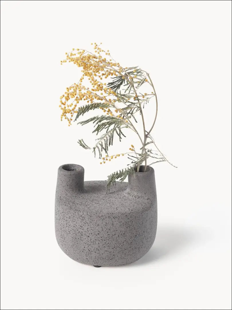 Vaza DI9849 - €11 Save 55% __label:Pristatymas 1-2 d.d., color-pilka, interjeras, material-keramika, under-25 Iki €25