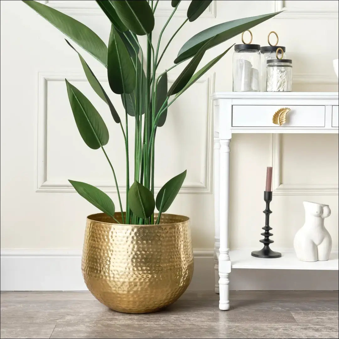 Vazonas DI10785 - €69 Save 50% 50-100, __label:Pristatymas 1-2 d.d., color-auksine, interjeras, material-metalas €50