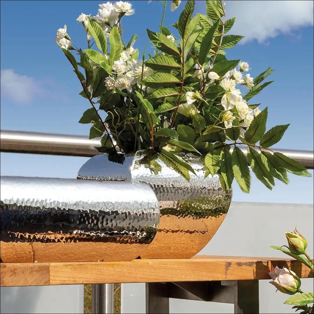 Vazonas DI10950 - €33 Save 50% 25-50, __label:Pristatymas 1-2 d.d., color-sidabrine, interjeras, material-metalas €25