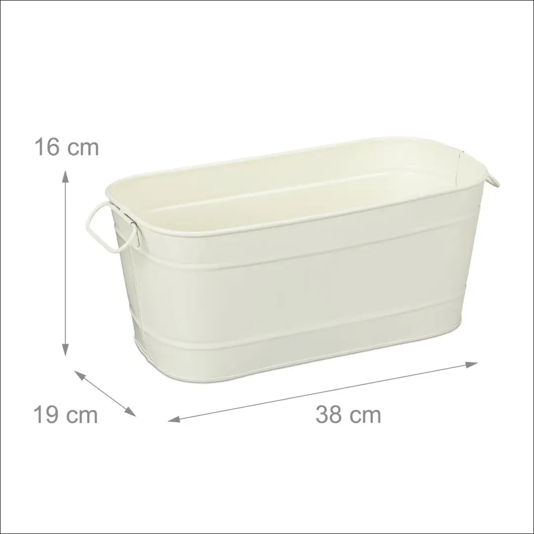 Vazonas DI12138 - €13 Save 50% __label:Pristatymas 1-2 d.d., color-kremas, interjeras, material-metalas, under-25 Iki