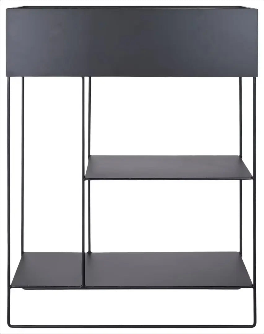Vazonas DI12633 - €44 Save 50% 25-50, __label:Pristatymas 1-2 d.d., color-juoda, interjeras, material-metalas Planters