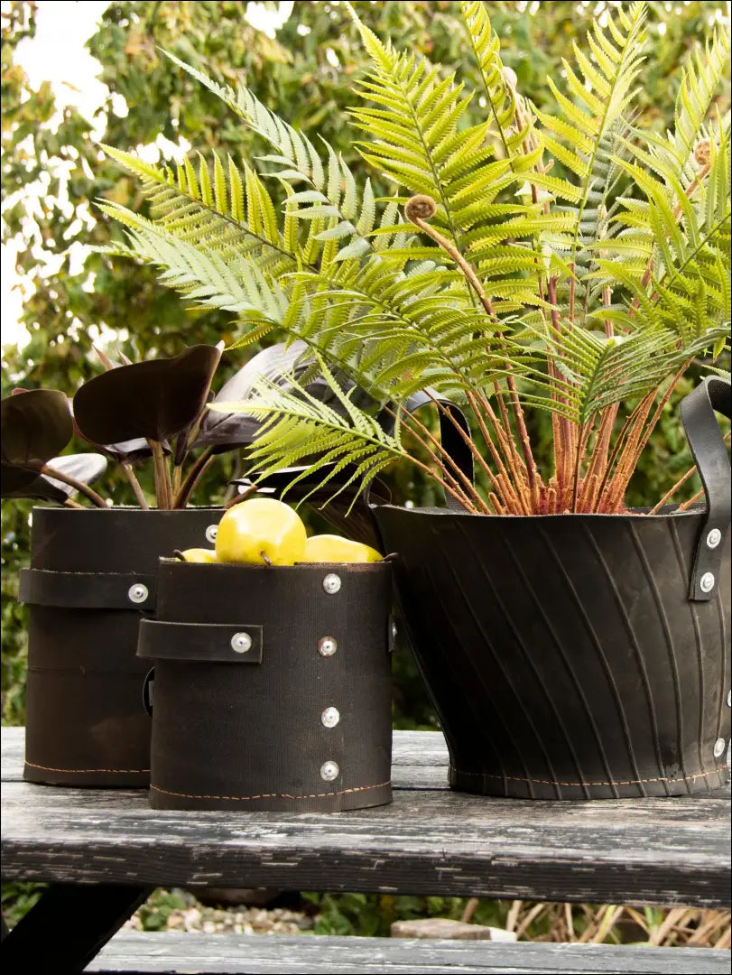 Vazonų komplektas (2vnt) DI4702 - €36 Save 70% 25-50, __label:Pristatymas 1-2 d.d., color-juoda, color-ruda, interjeras