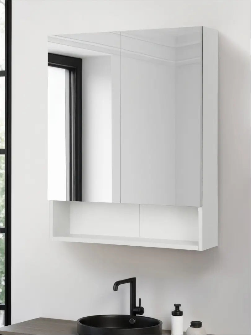 Veidrodinė vonios spintelė KI1824 - €70 Save 50% 50-100, __label:Pristatymas 1-2 d.d., color-balta, material-mdf,