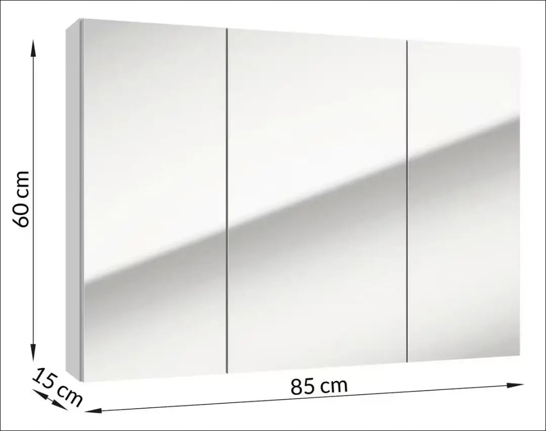 Veidrodinė vonios spintelė KI1887 - €105 Save 50% 100-200, __label:Pristatymas 1-2 d.d., color-ruda, material-mediena,
