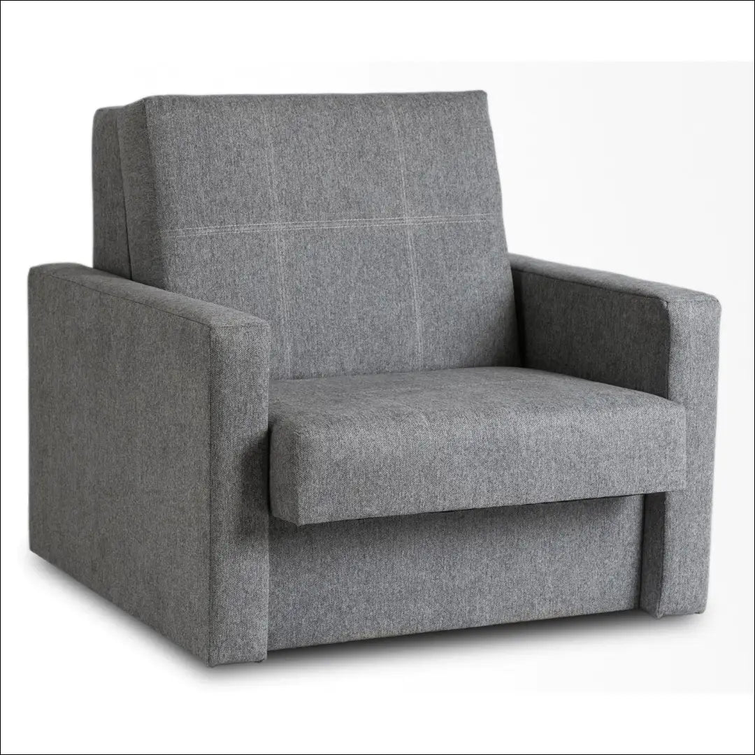 Vienvietis miegamas fotelis su audiniu pilkos spalvos TE534 - €760 Save 15% __label:Pristatymas 5-14 d.d., elite,
