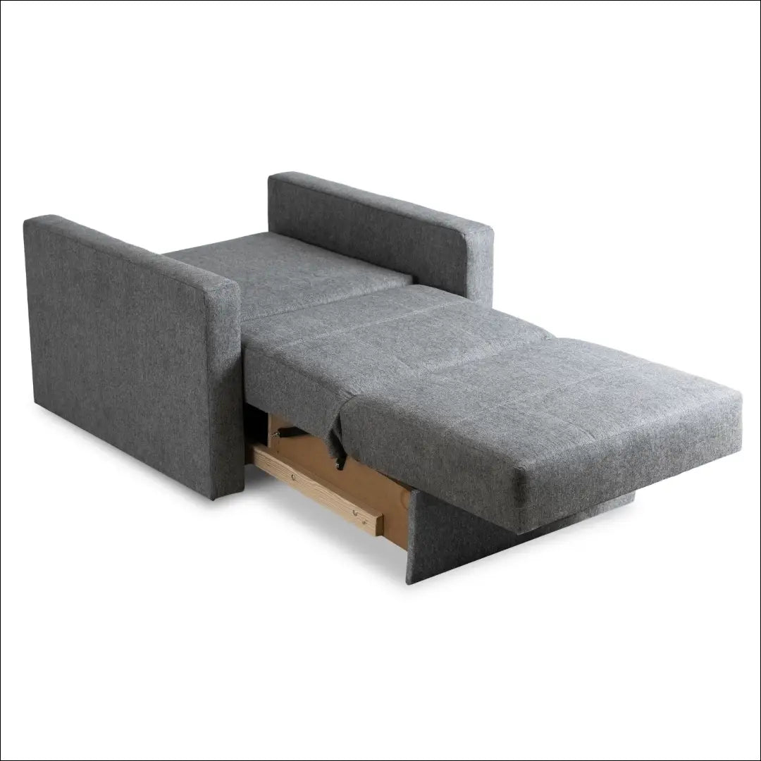 Vienvietis miegamas fotelis su audiniu pilkos spalvos TE534 - €760 Save 15% __label:Pristatymas 5-14 d.d., elite,