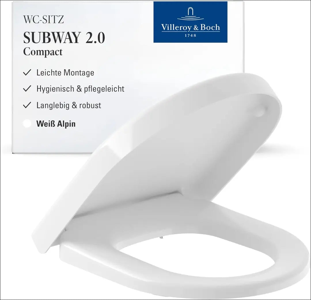Villeroy&Boch Subway 2.0 klozeto dangtis SP344 - €45 Save 75% 25-50, __label:Pristatymas 1-2 d.d., color-balta,