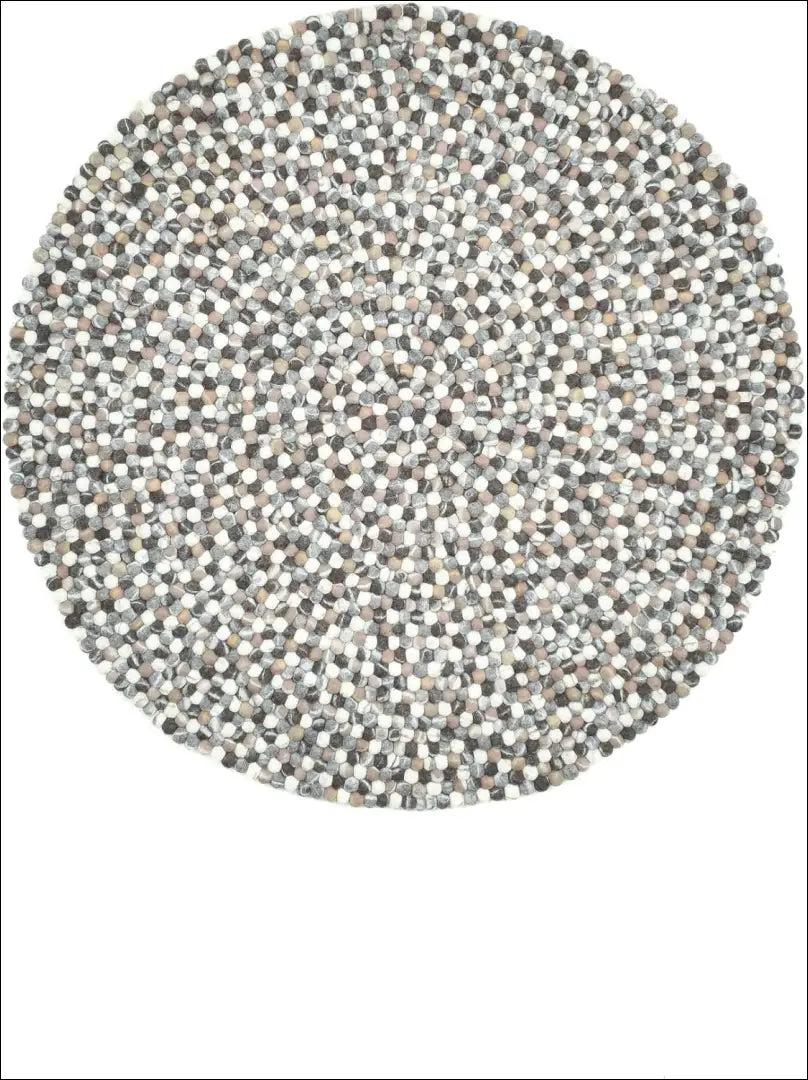 Vilnos kilimas RU1158 - €495 Save 50% __label:Pristatymas 1-2 d.d., apvalus, color-ruda, color-smelio,