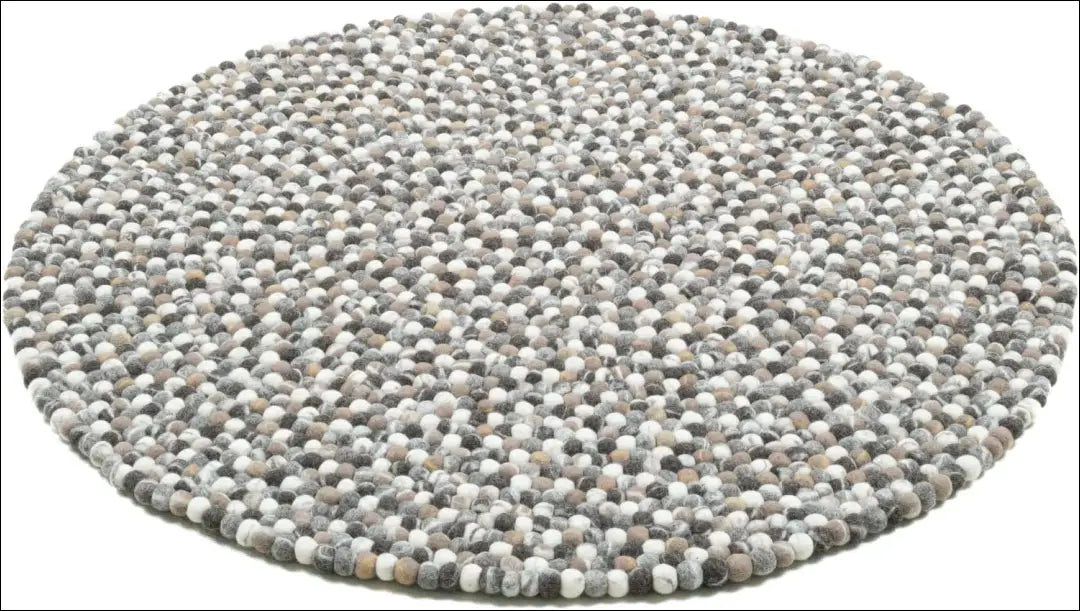 Vilnos kilimas RU1158 - €495 Save 50% __label:Pristatymas 1-2 d.d., apvalus, color-ruda, color-smelio,