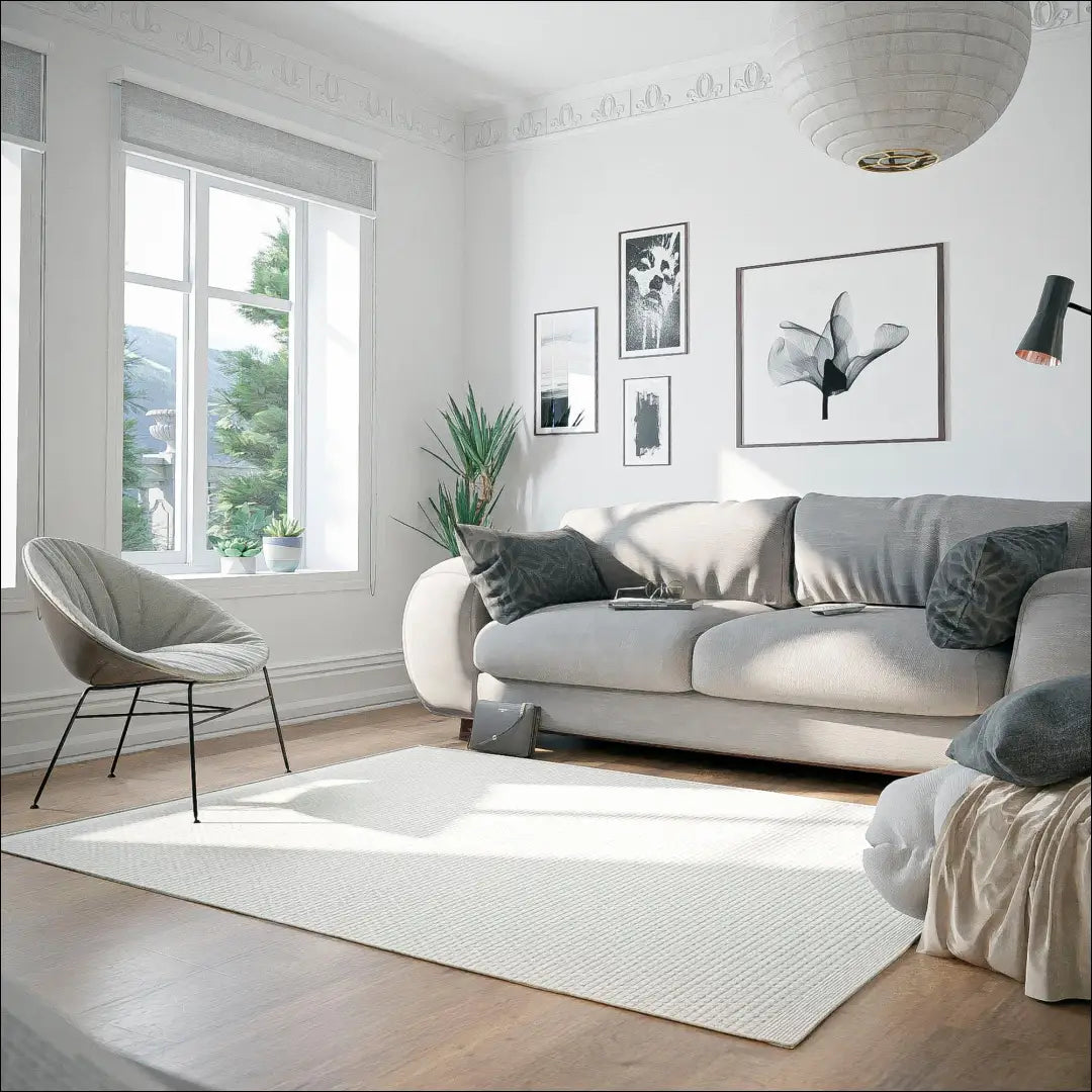 Vilnos kilimėlis RU1683 - €40 Save 50% 25-50, __label:Pristatymas 1-2 d.d., color-kremas, Dydis-80-x-150-cm, kilimai 80