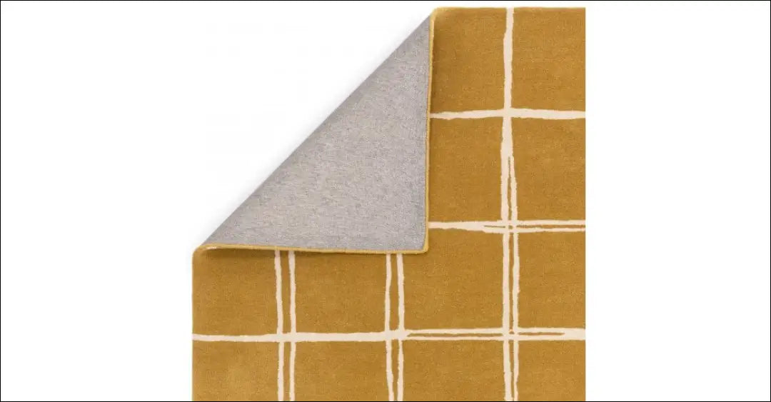 Vilnos kilimėlis RU969 - €45 Save 50% 25-50, __label:Pristatymas 1-2 d.d., color-geltona, kilimai, material-vilna 80 cm