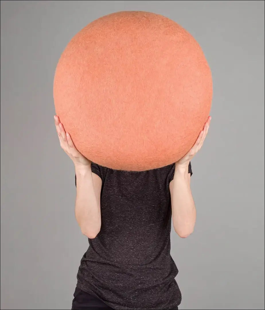 Vilnos pufas MI793 - €93 Save 50% 50-100, __label:Pristatymas 1-2 d.d., color-oranzine, material-vilna, minksti €50