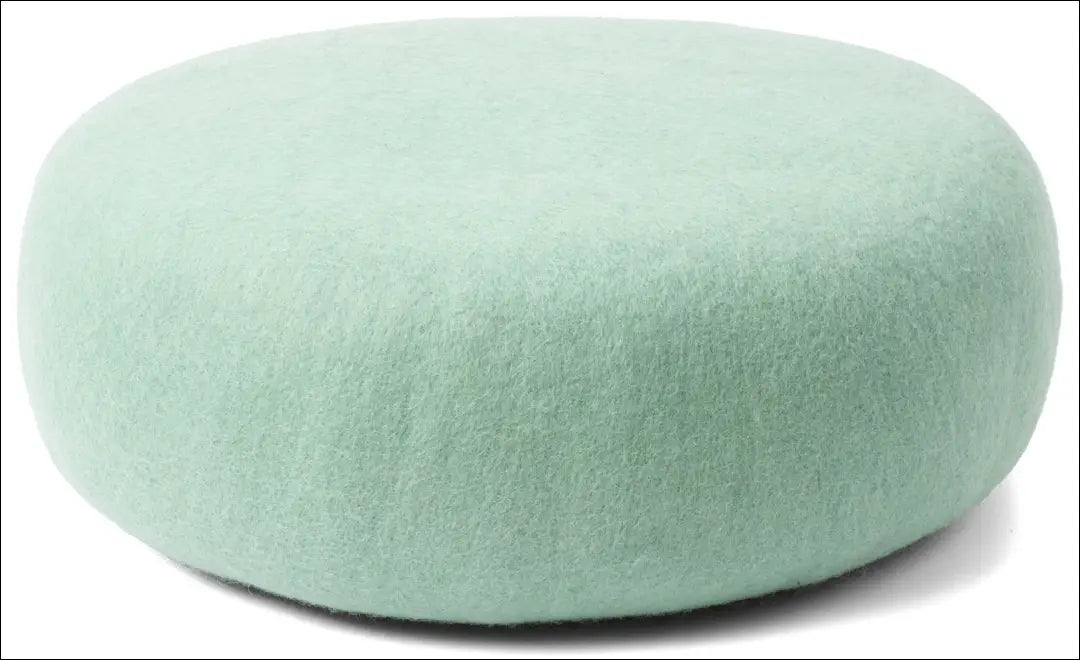 Vilnos pufas MI801 - €93 Save 50% 50-100, __label:Pristatymas 1-2 d.d., color-turkis, material-vilna, minksti €50