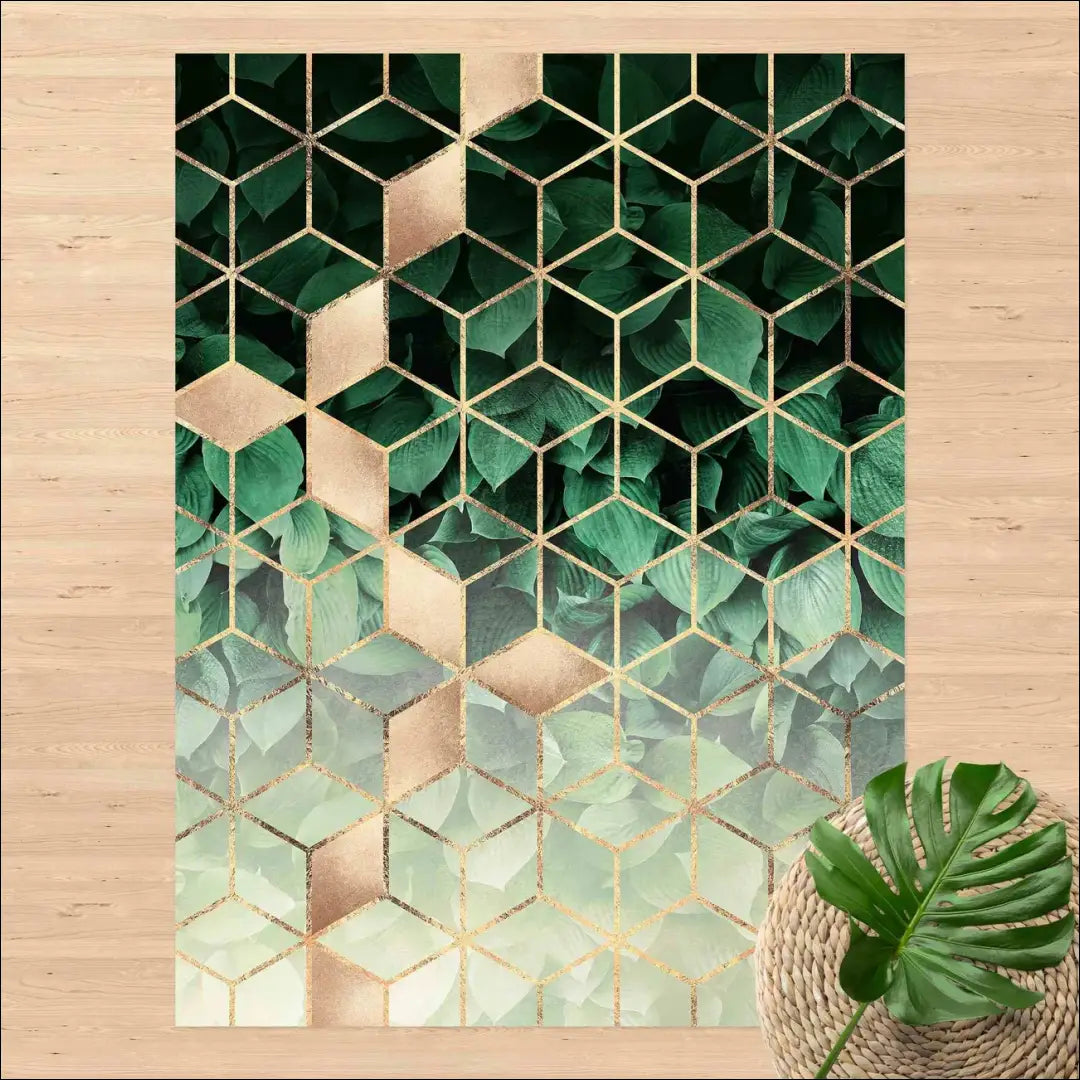 Vinilo kilimėlis RU1645 - €49 Save 50% 25-50, __label:Pristatymas 1-2 d.d., color-smelio, color-zalia, kilimai 60 cm x
