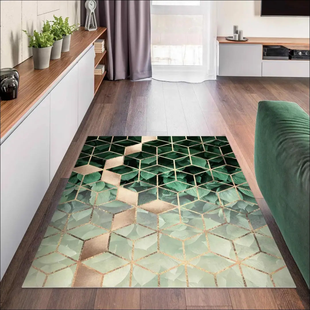 Vinilo kilimėlis RU1645 - €49 Save 50% 25-50, __label:Pristatymas 1-2 d.d., color-smelio, color-zalia, kilimai 60 cm x