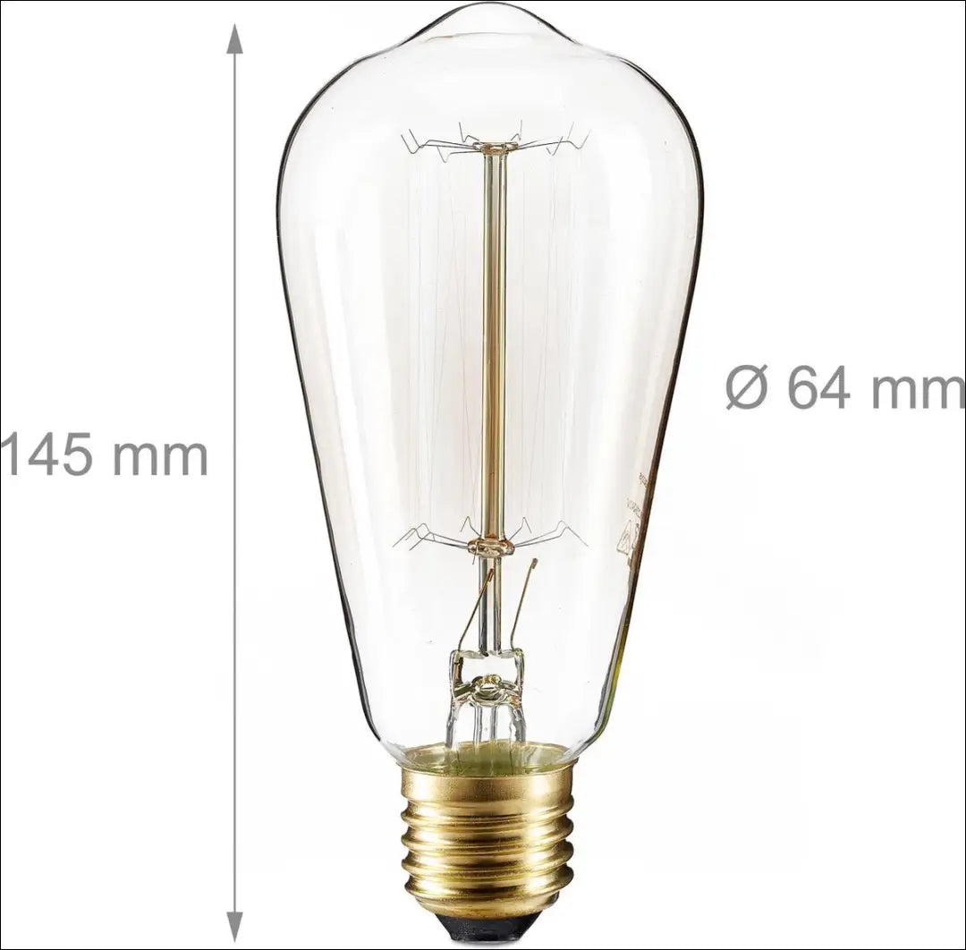 Vintažinė retro lemputė E27 komplektas (6vnt) DA0194 - €18 Save 55% __label:Pristatymas 1-2 d.d., kita,