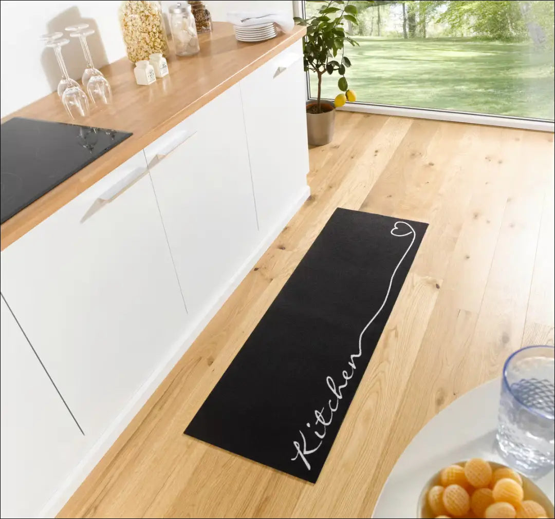 Virtuvės kilimas RU1652 - €33 Save 50% 25-50, __label:Pristatymas 1-2 d.d., color-juoda, kilimai, material-poliamidas